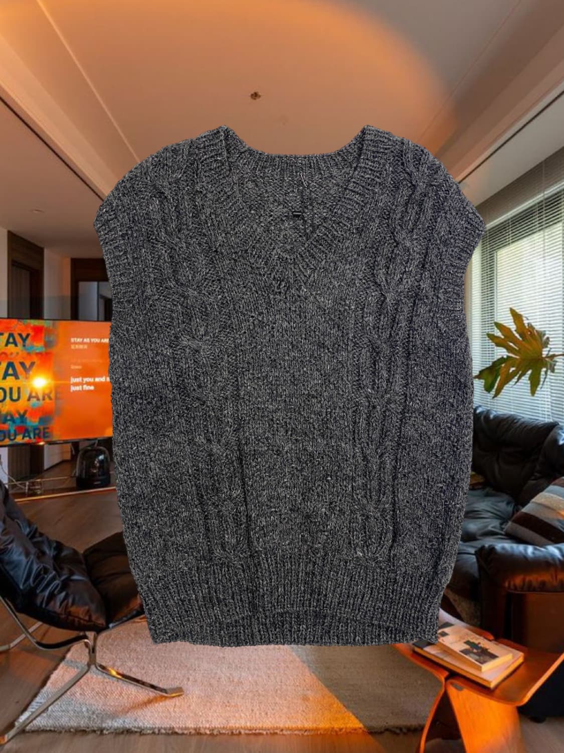 빈티지 니트 조끼 (Woman L) / [AB1843] 상품이미지1