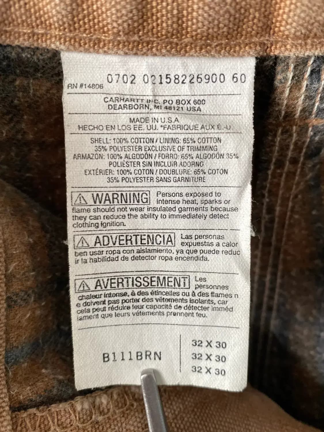 칼하트 덕 워크팬츠 (32) / [AB1853] 상품이미지4