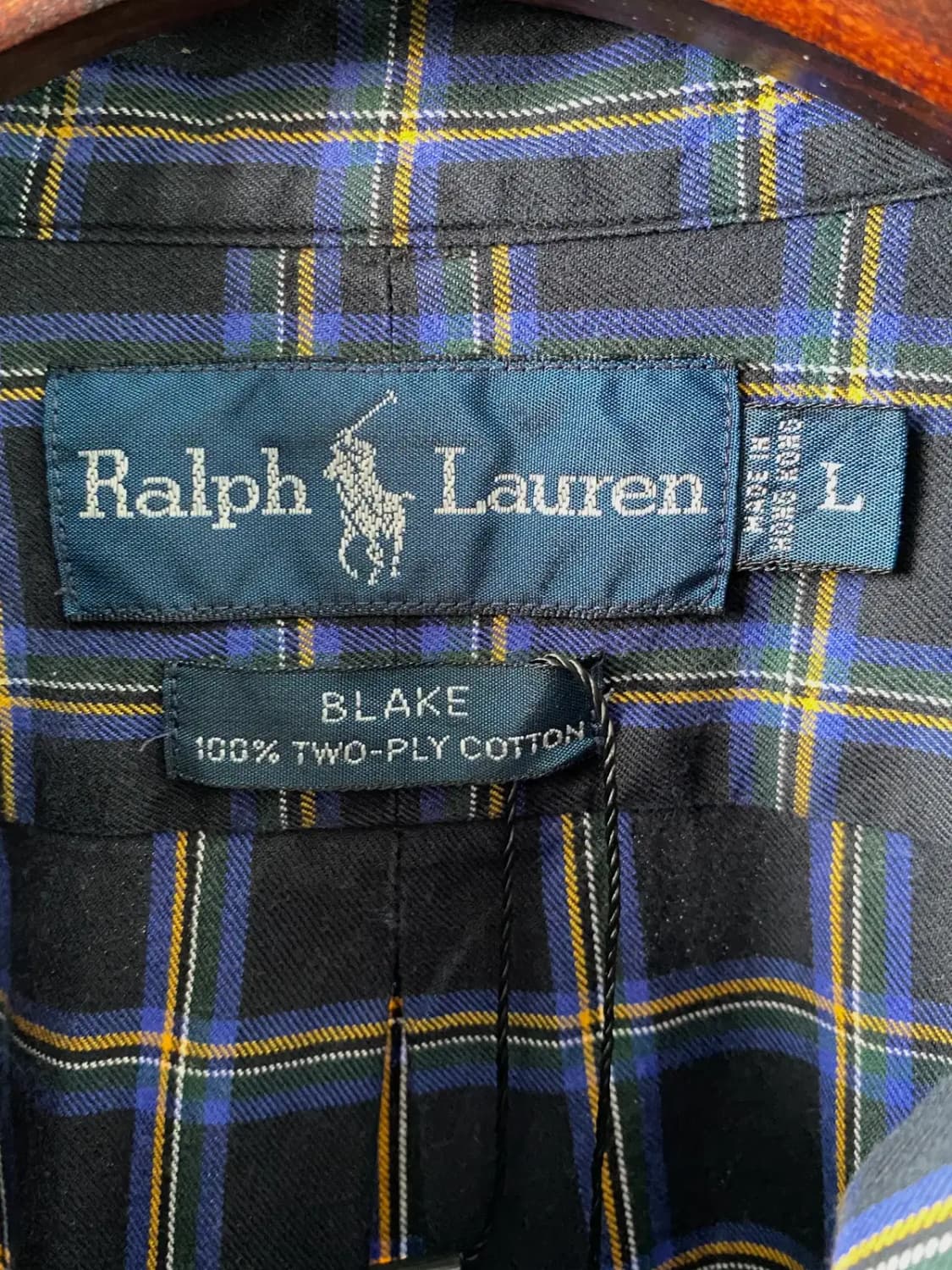 폴로 랄프로렌 블레이크 체크 셔츠 (Man 3XL) / [AB1855] 상품이미지4