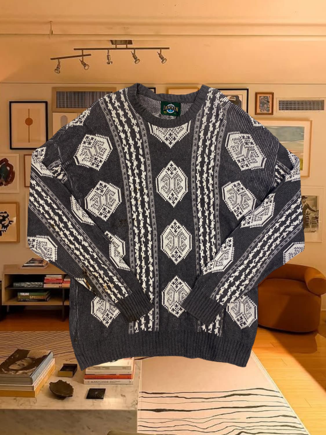 빈티지 패턴 니트 (Man L) / [AB1846] 상품이미지1