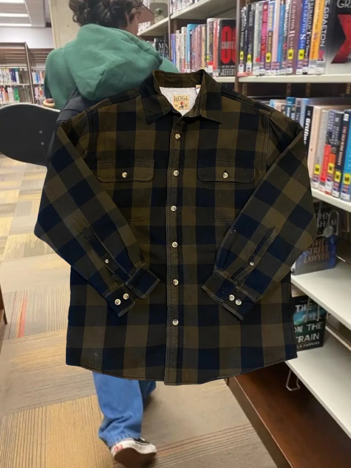 빈티지 플란넬 체크 셔츠 자켓 (Man XL) / [AA1357] 상품이미지1