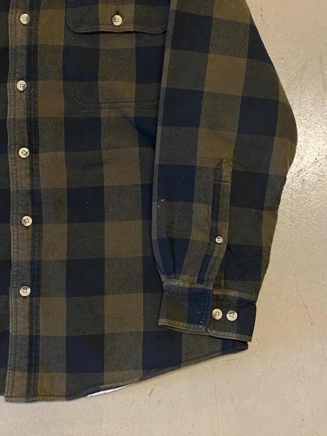 빈티지 플란넬 체크 셔츠 자켓 (Man XL) / [AA1357] 상품이미지3