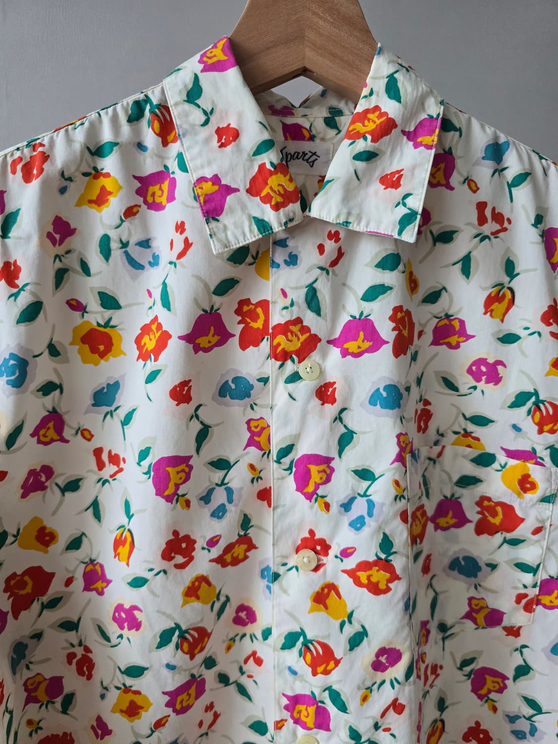 Tparts 일본 빈티지 플라워 셔츠  상품이미지2