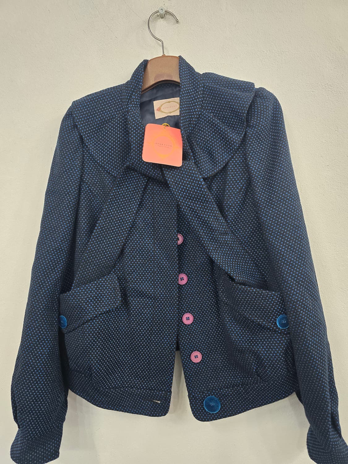 (새상품) 레니본 도트 패턴 자켓 상품이미지1