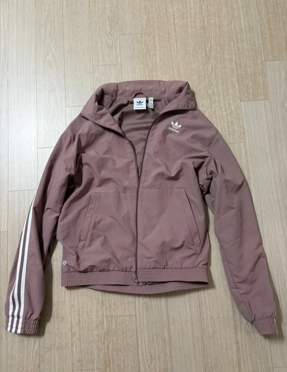 아디다스 락업 바람막이 트랙탑 인디핑크 s 상품이미지2