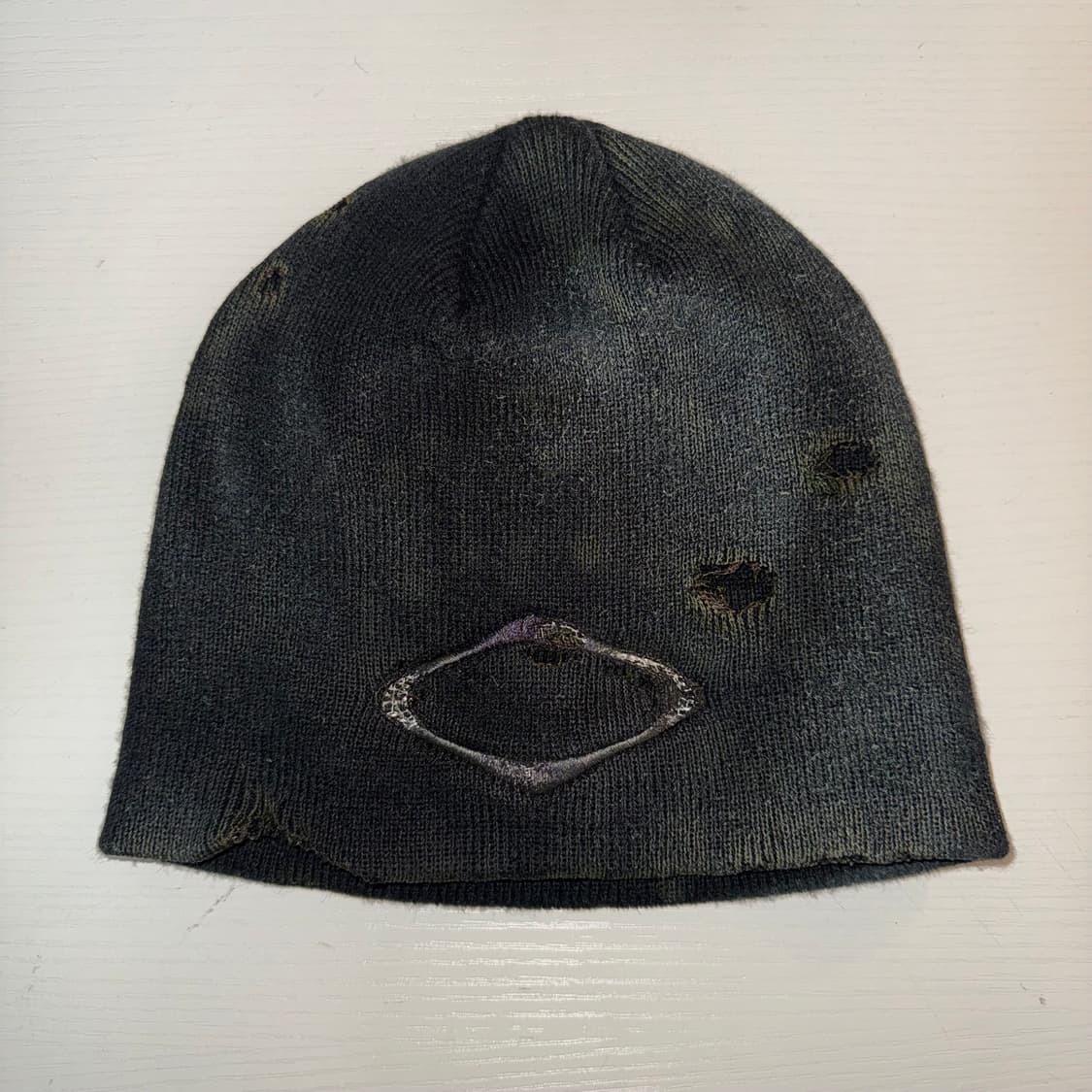 빈티지 미스치프 그릴드 디스트로이드 워싱 커스텀 비니 상품이미지5