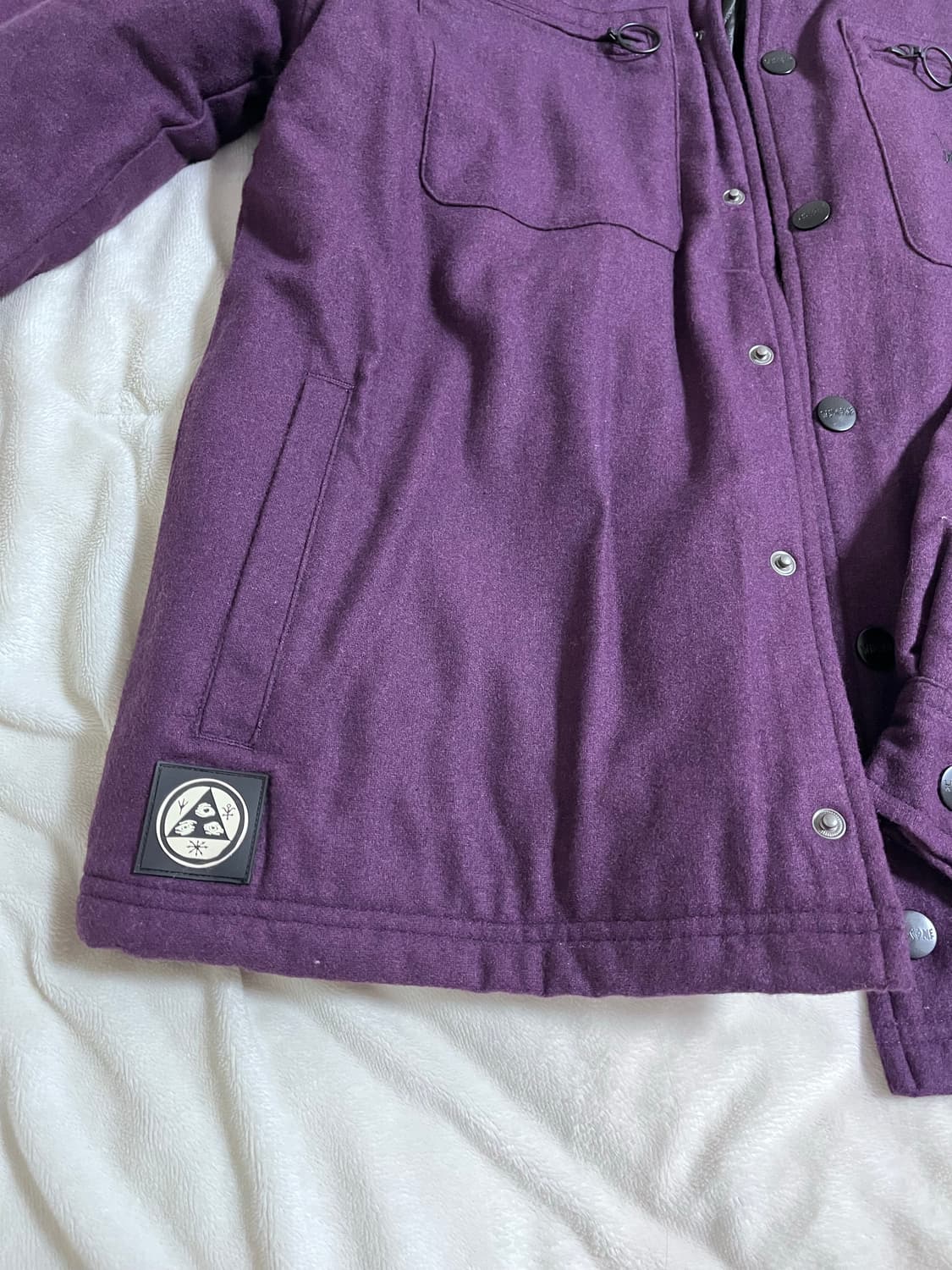 WELCOME 스케이트보드 퍼플 자켓 m사이즈 상품이미지2