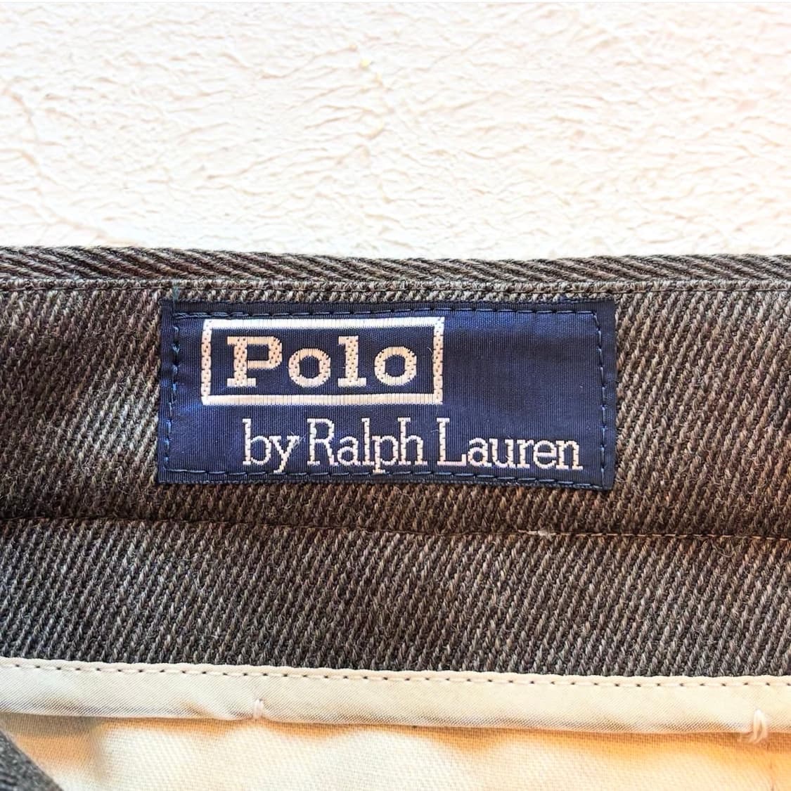 90's 폴로랄프로렌 클래식 핀턱 울 팬츠 상품이미지8