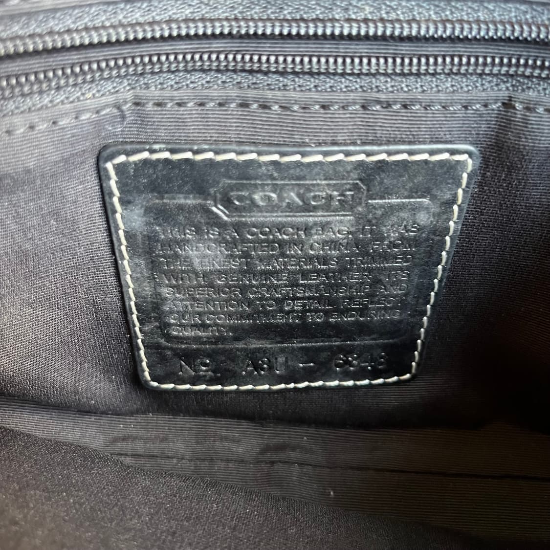 00s 코치 자카드 미니 백 상품이미지6