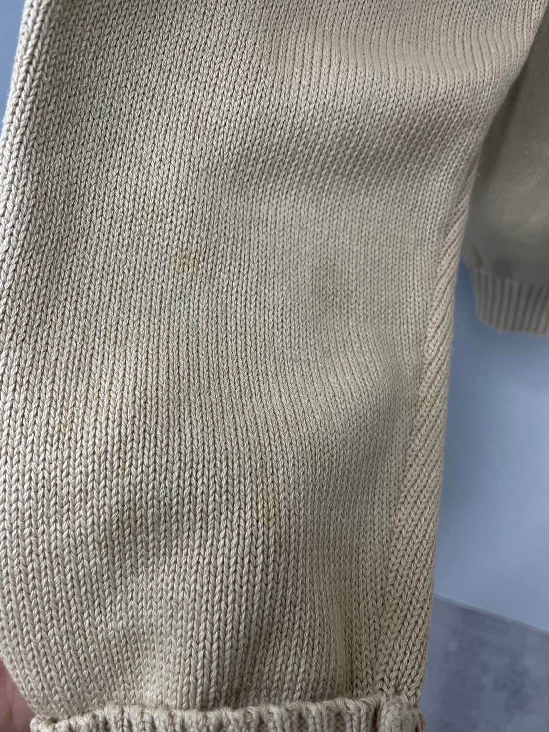 폴로 랄프로렌 자수 로고 베이지 니트 가디건 H1348 상품이미지7