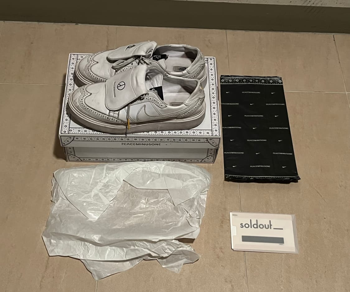 나이키 x 피스마이너스원 권도1 화이트 265 상품이미지1