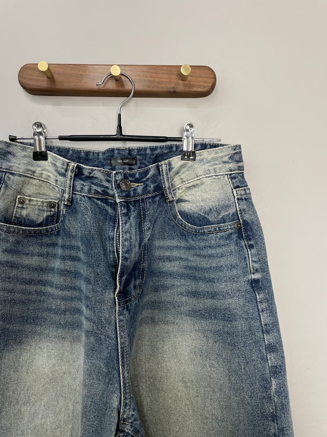 빈티지 워싱 데님 팬츠 H1955 상품이미지3