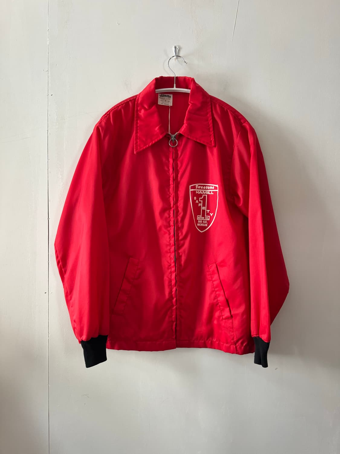 70s 미제 파이어스톤 레이싱 코치 자켓 상품이미지1