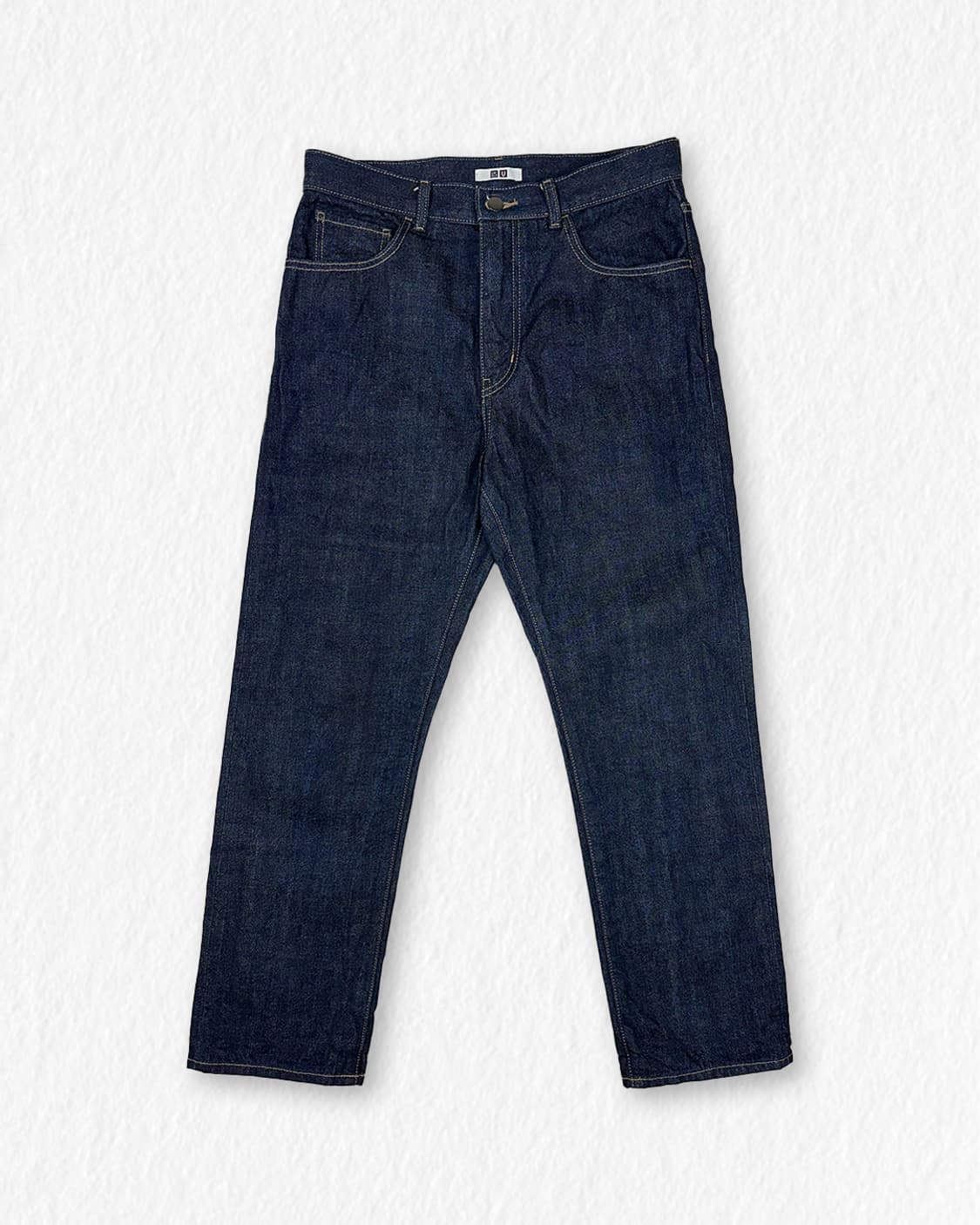 유니클로 생지 일자 데님 팬츠 상품이미지1