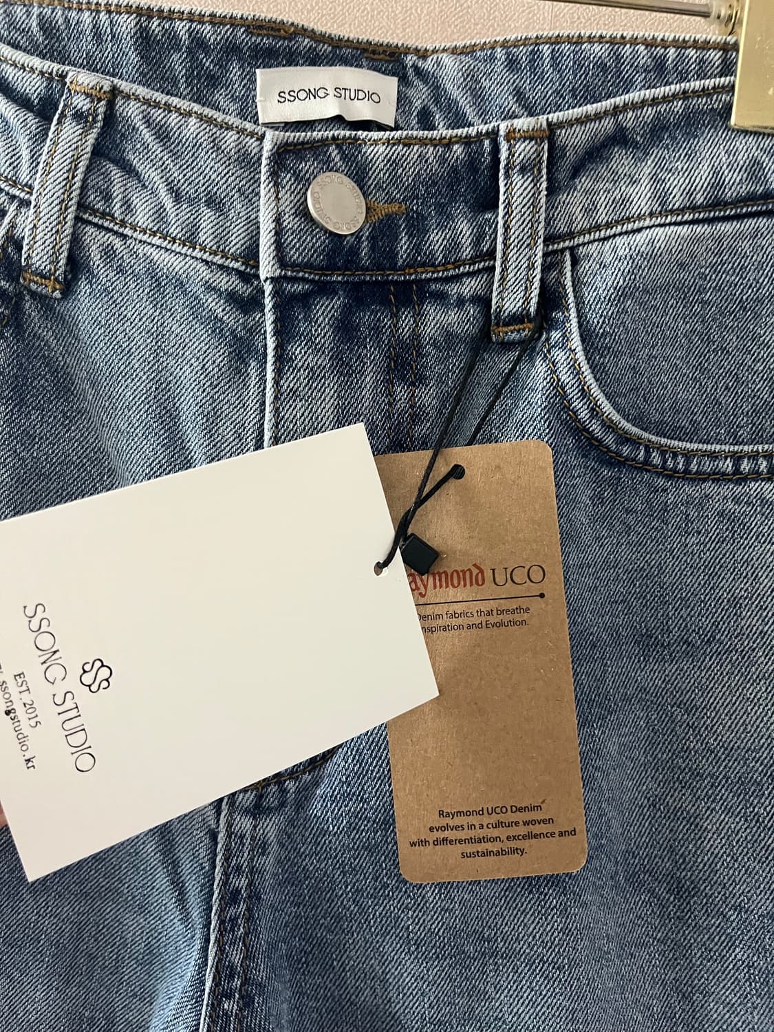 쏭스튜디오 세미부츠컷데님(1size) 상품이미지7