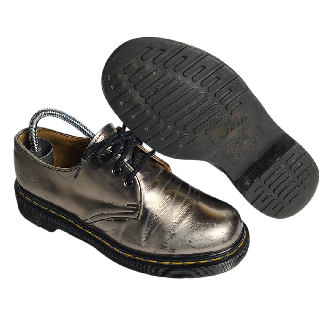 230-235) Dr.martens 닥터마틴 1461 3홀 메탈릭 실버 상품이미지2