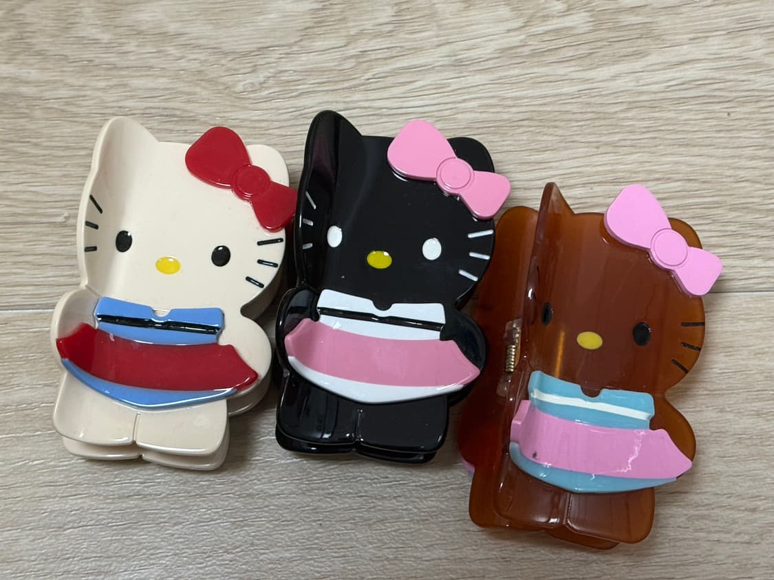 키티 헤어집게핀 상품이미지1