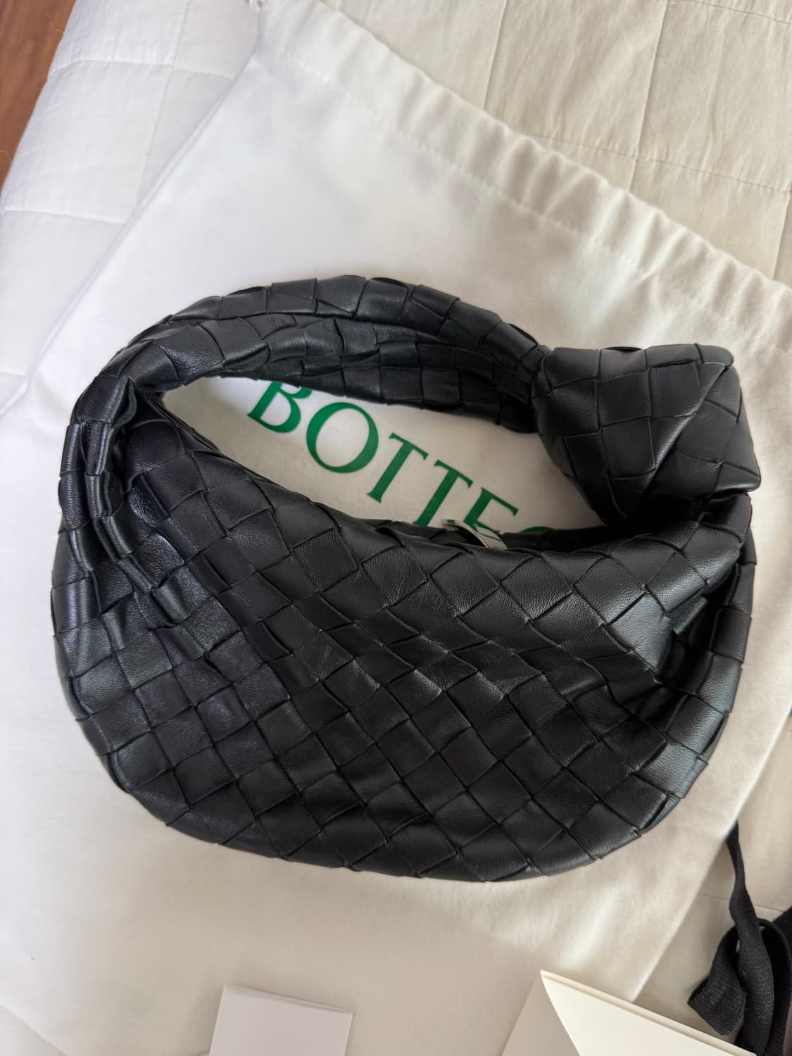 보테가베네타 조디백 미니 블랙 은장 상품이미지8