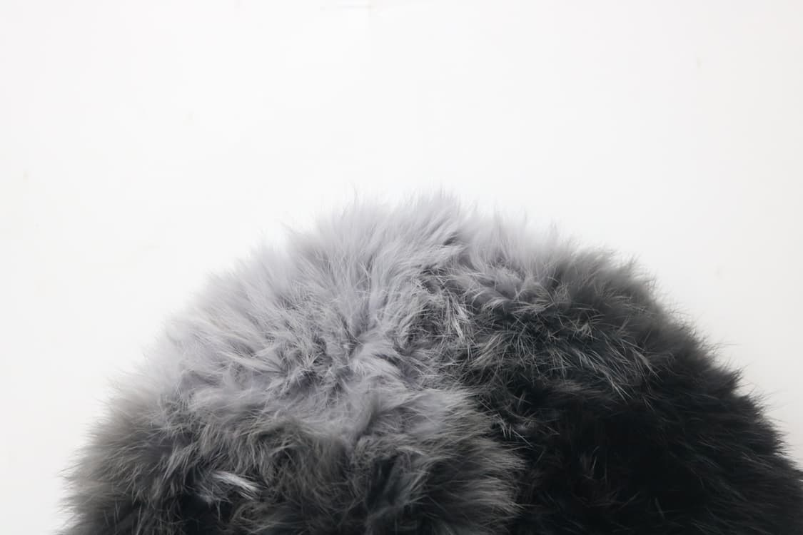 CA4LA 카시라 그라데이션 리얼 래빗 퍼 니트 버킷햇 상품이미지6