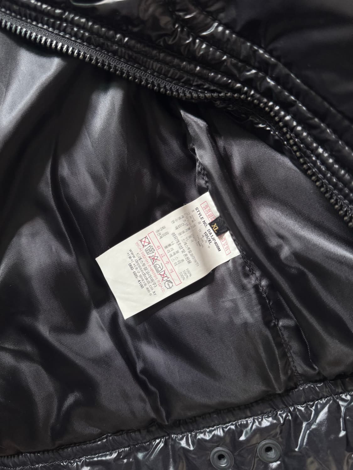 DRESSED TO KILL 블랙 자켓 XL 상품이미지4