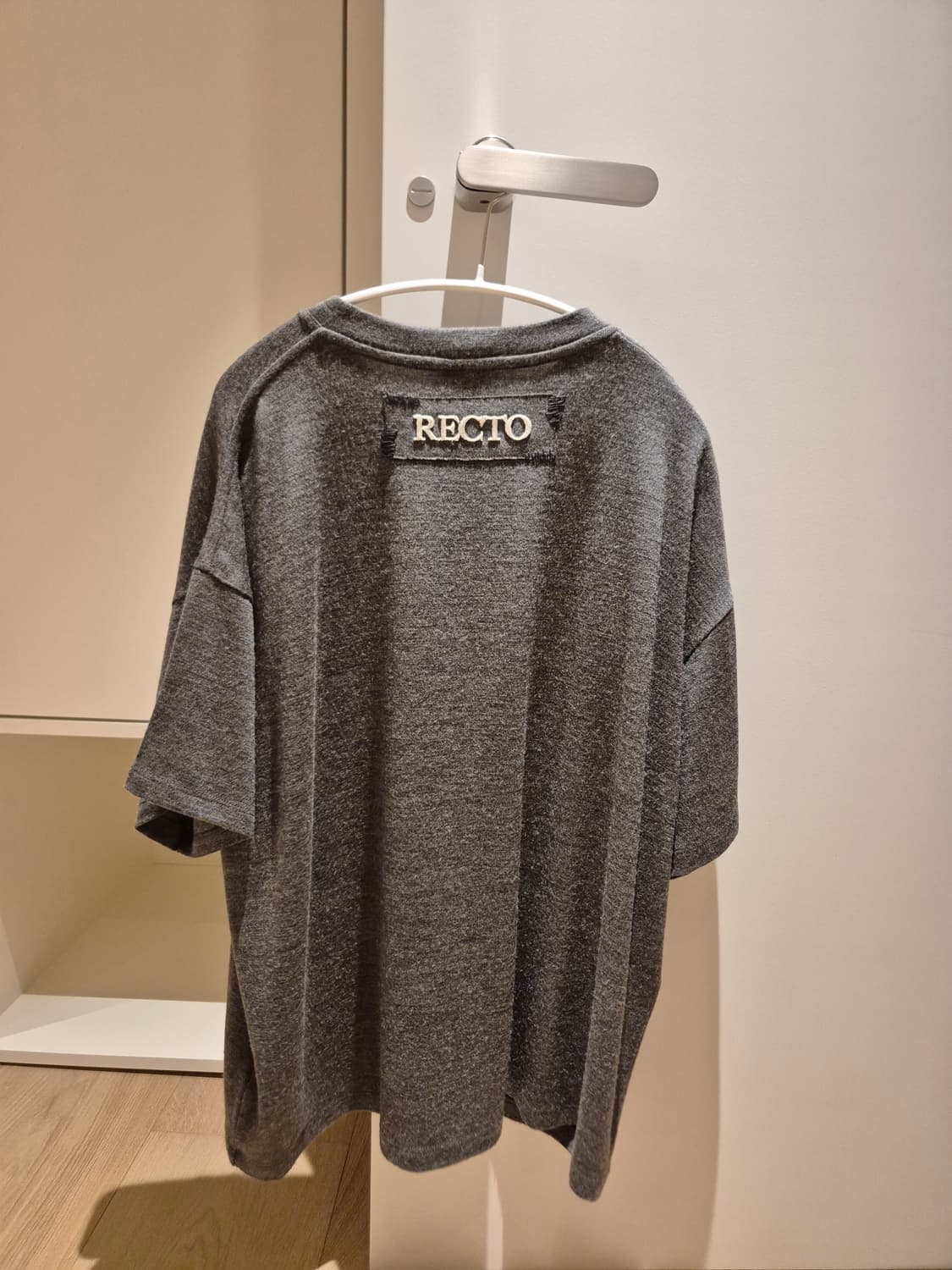 RECTO 렉토 반팔티 그레이 상품이미지2