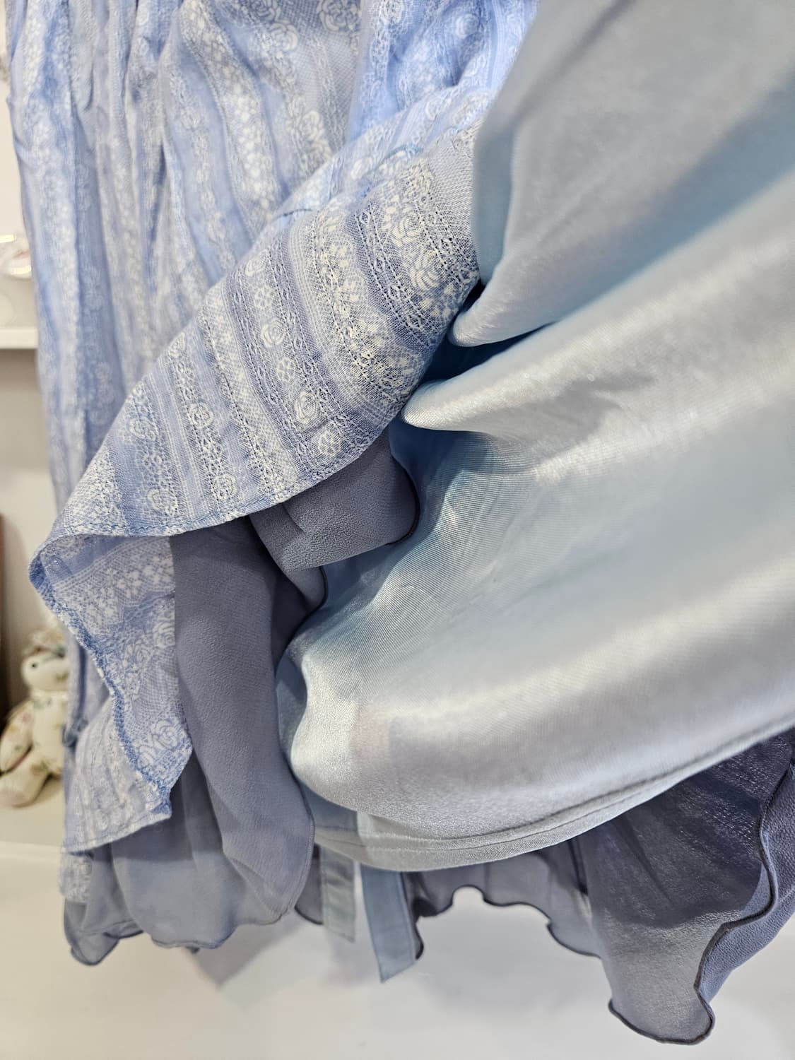 (Axes Femme) 레이스 스트라이프 원피스 상품이미지8