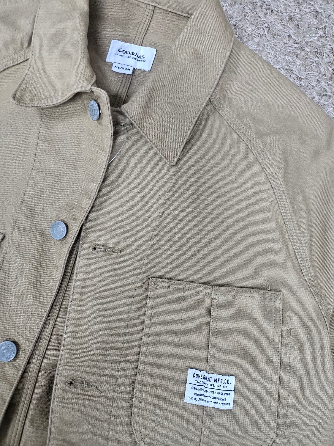 새상품(M-95)커버낫 워크 자켓 상품이미지4