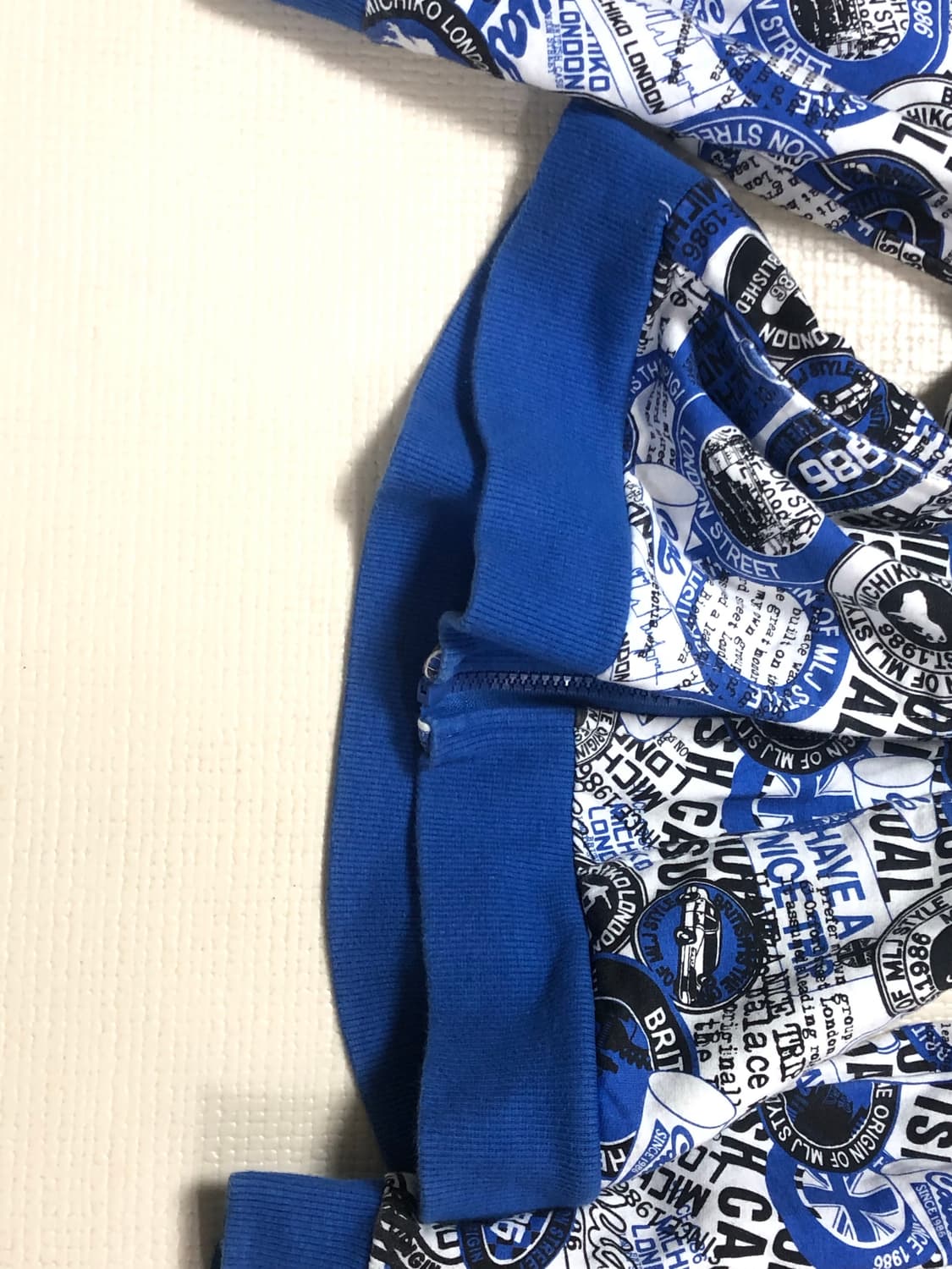 빈티지 미치코런던 블루 펑크 후드집업 상품이미지9