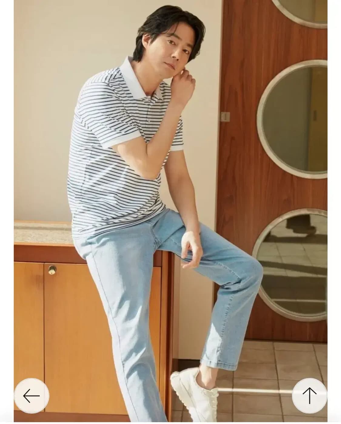 105사이즈 남성 K2 코드텐 반팔 카라티 상품이미지3