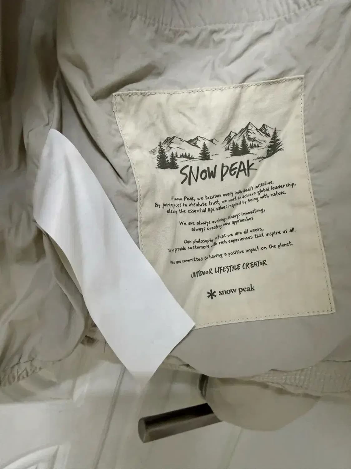 95사이즈 남성 스노우피크 덕다운 포켓다운자켓 상품이미지4