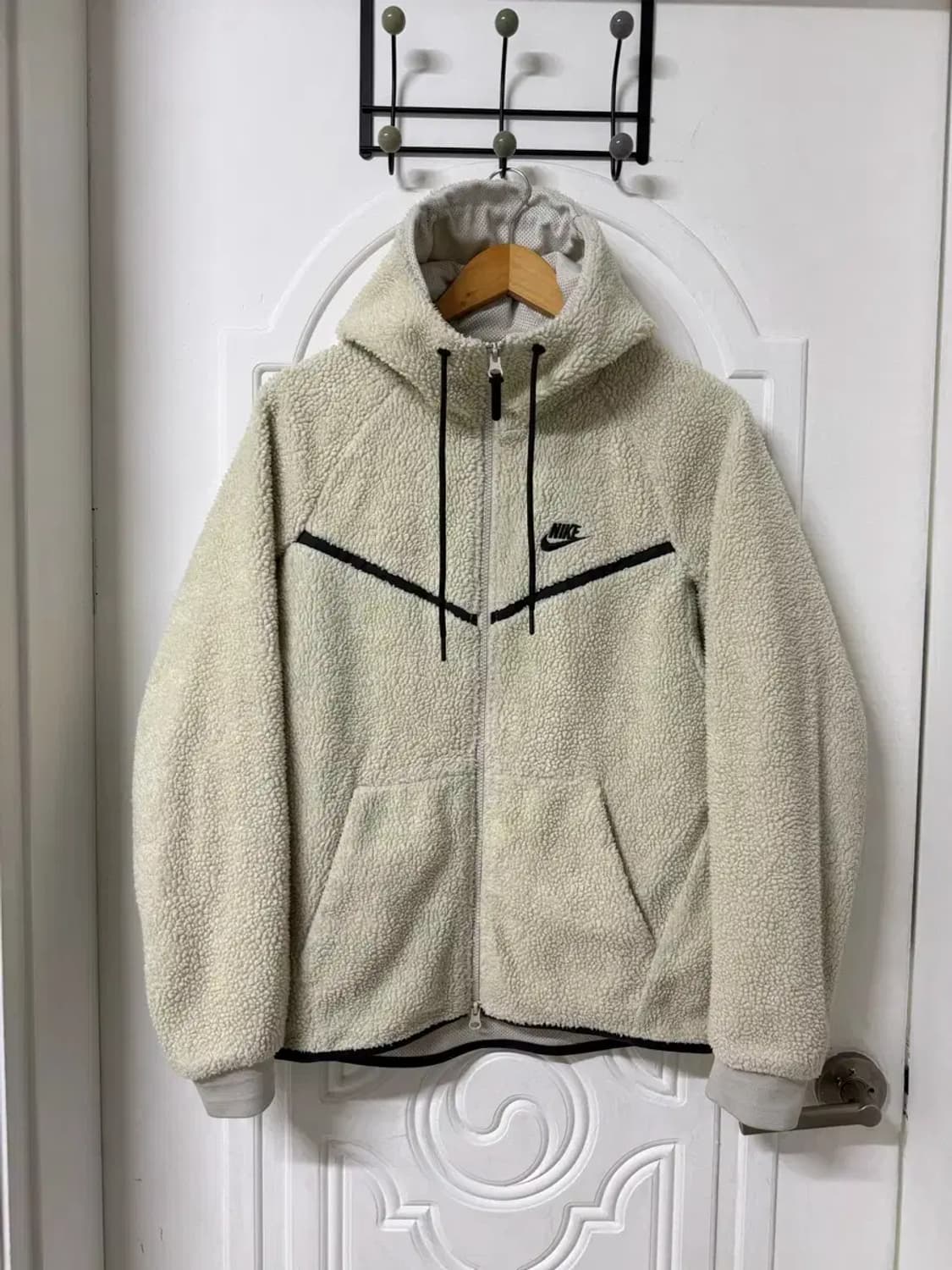 95 M사이즈 나이키 윈드러너 후리스 뽀글이 후드집업 상품이미지1