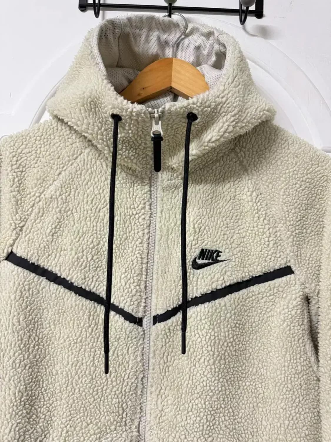 95 M사이즈 나이키 윈드러너 후리스 뽀글이 후드집업 상품이미지2