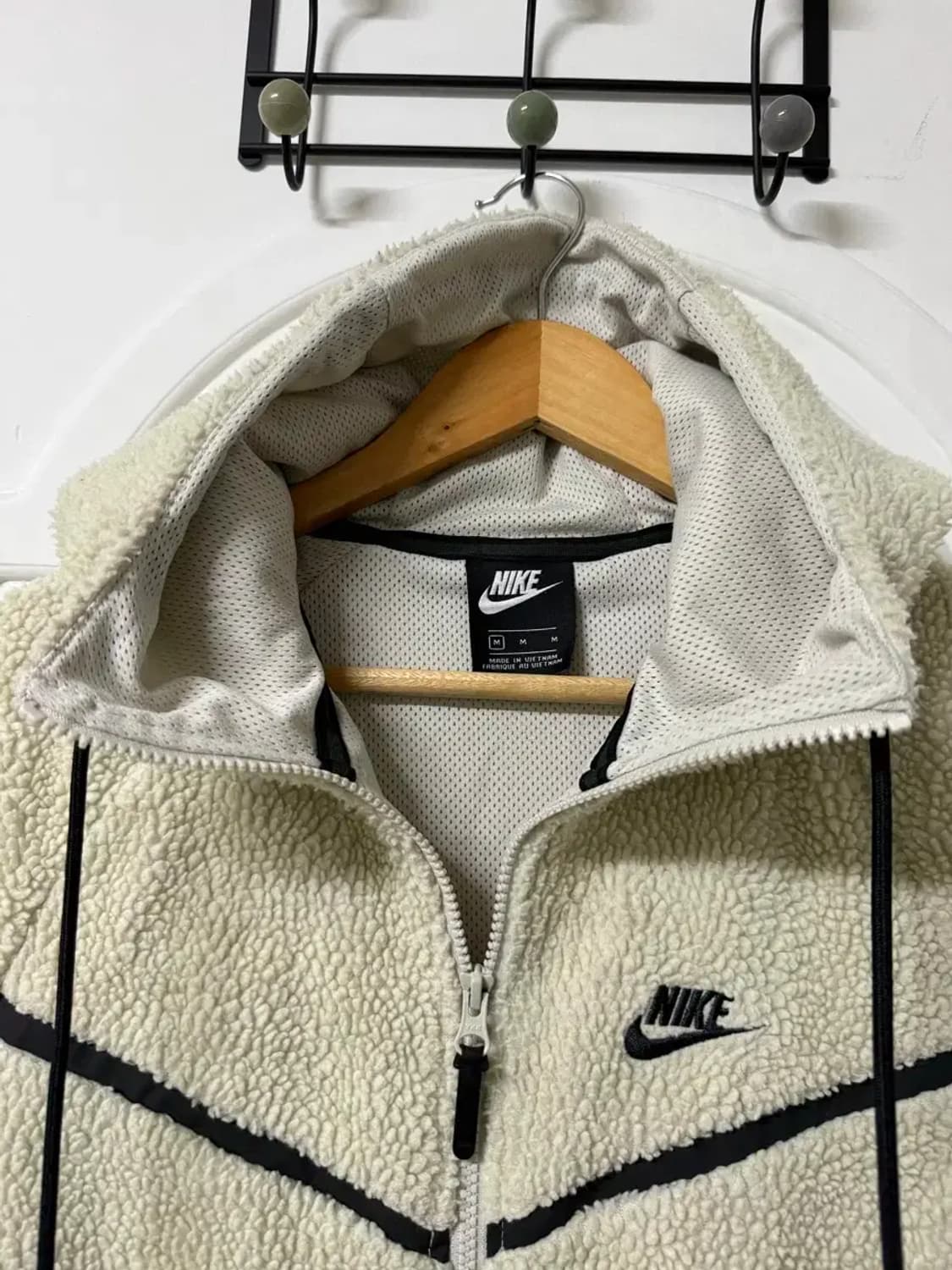 95 M사이즈 나이키 윈드러너 후리스 뽀글이 후드집업 상품이미지3