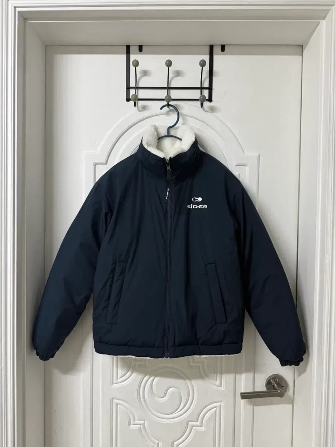 공용 xxs사이즈 아이더 패딩 뽀글이 리버시블 상품이미지2