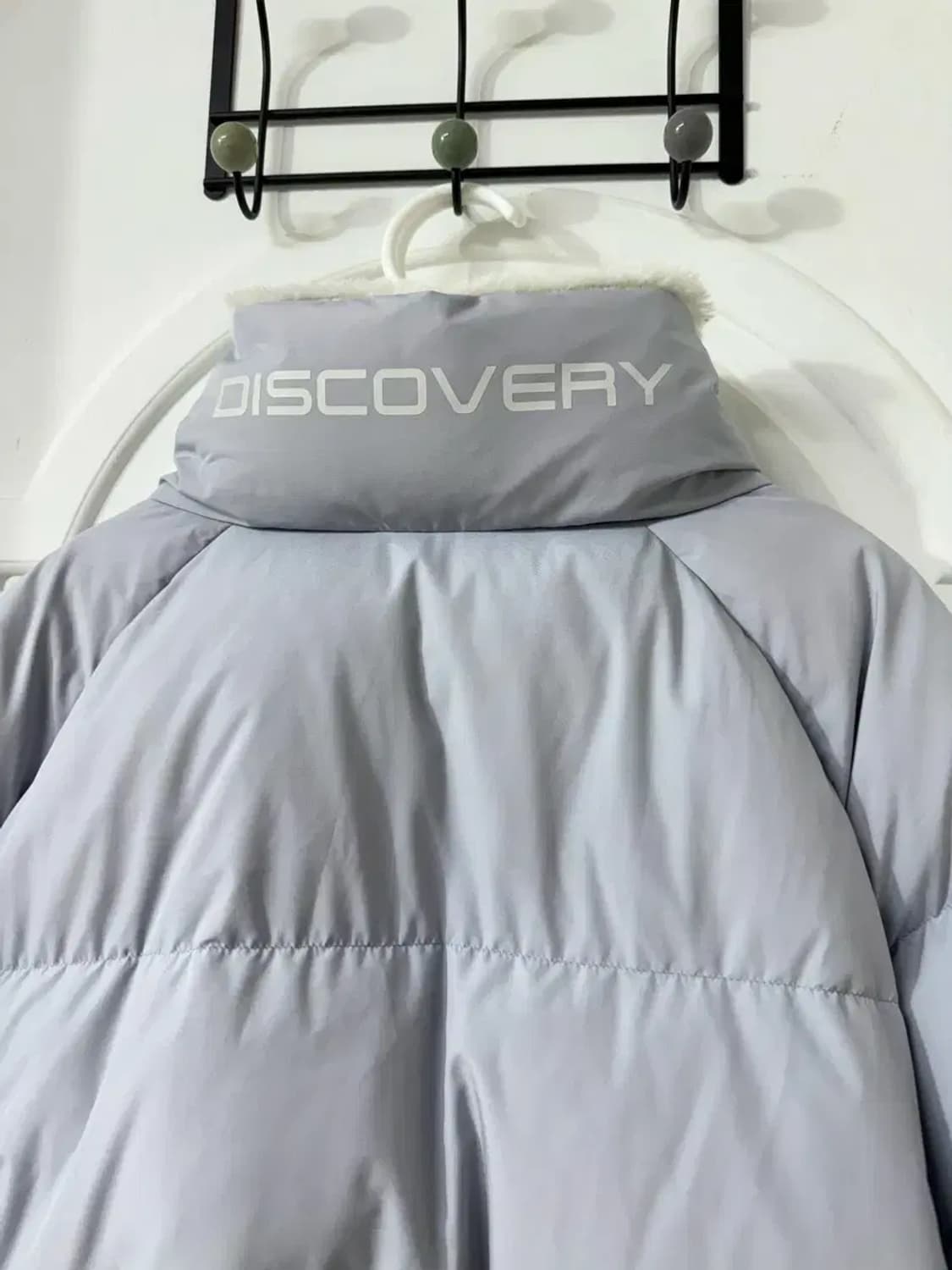 95 사이즈 여성 디스커버리 올리브 다운 숏패딩 상품이미지9