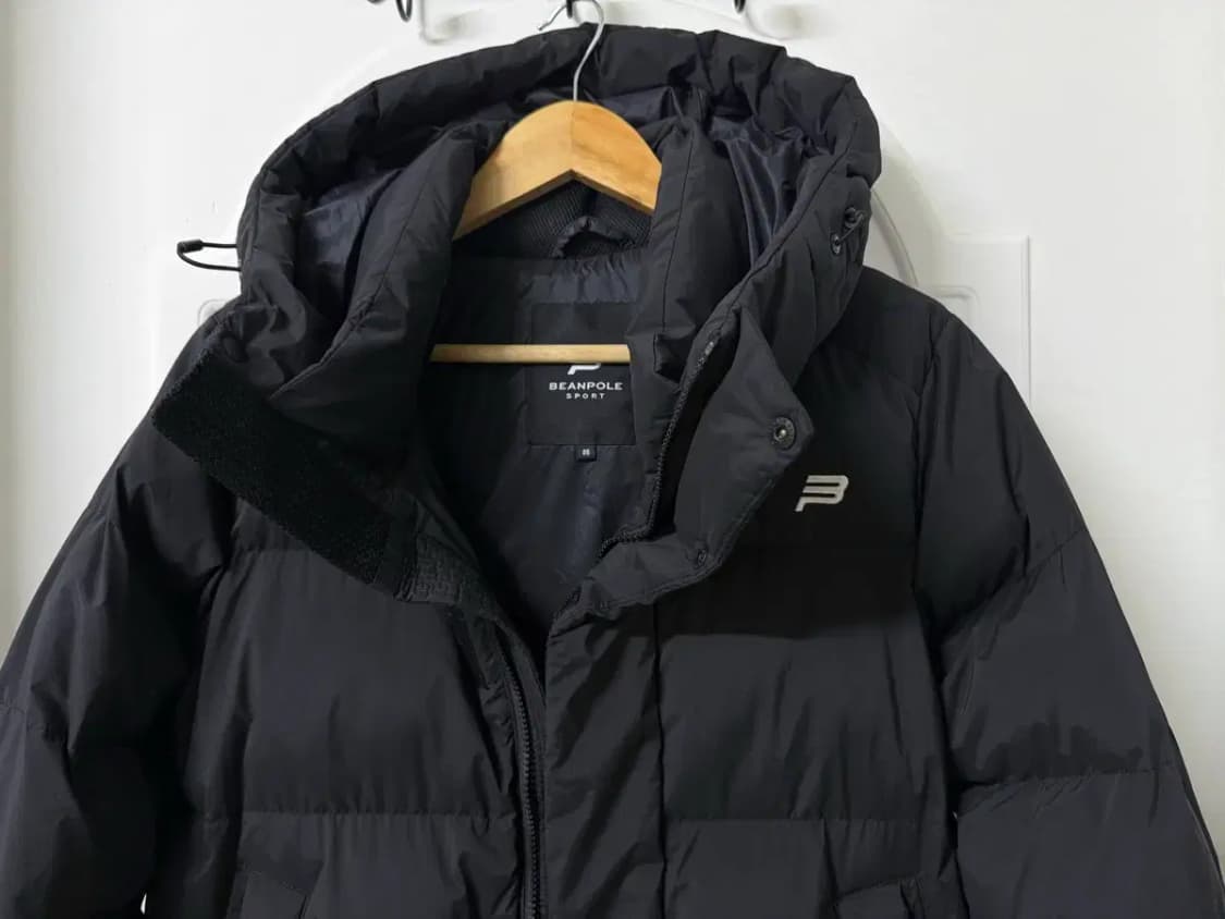 85사이즈 공용 빈폴 스포츠 블랙 롱패딩 상품이미지3