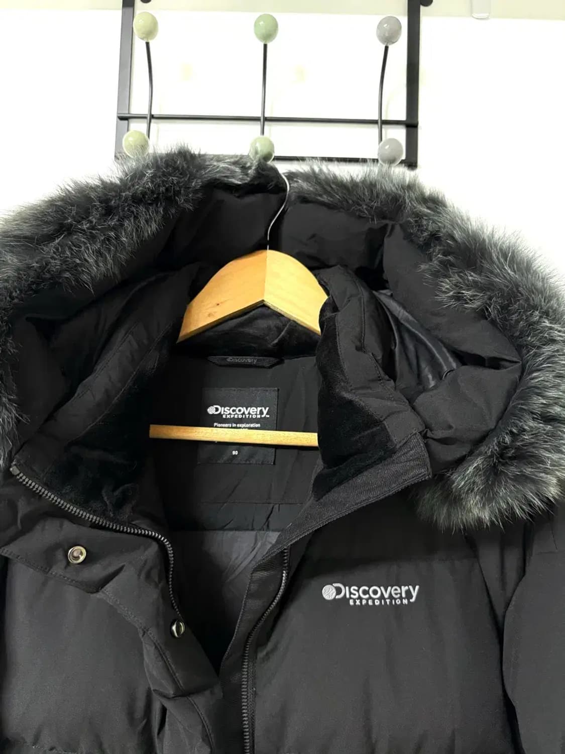 90사이즈 여성 디스커버리 캘리 구스다운 롱패딩 상품이미지4