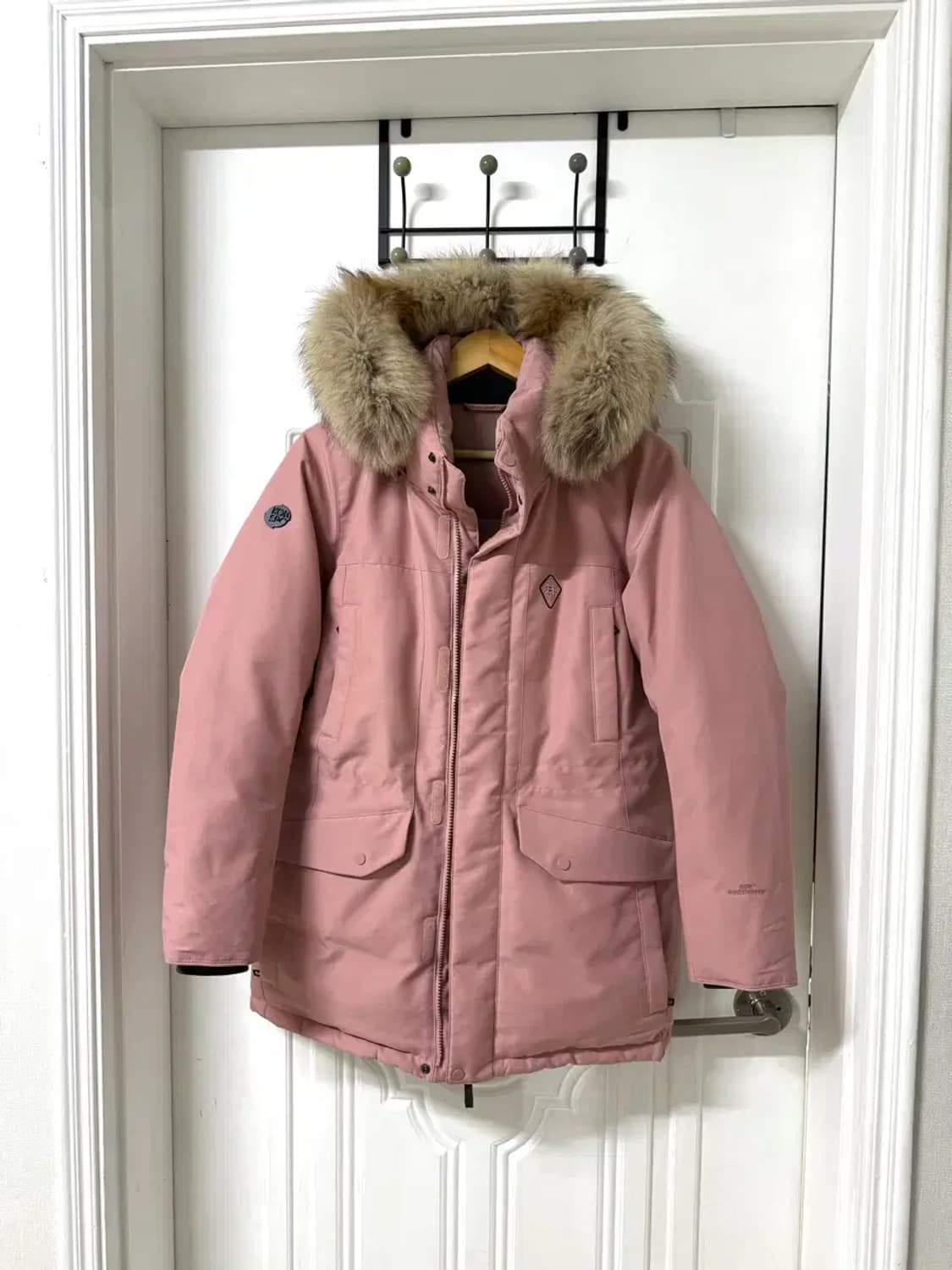 95사이즈 여성 코오롱 스포츠 고어윈드스토퍼 구스다운 패딩 상품이미지1