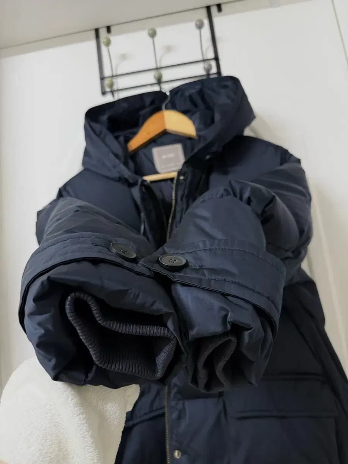 85-155사이즈 여성 BCBG 구스다운 더블 코쿤 롱패딩 상품이미지5