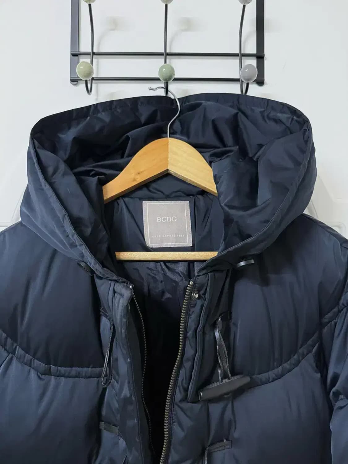 85-155사이즈 여성 BCBG 구스다운 더블 코쿤 롱패딩 상품이미지6