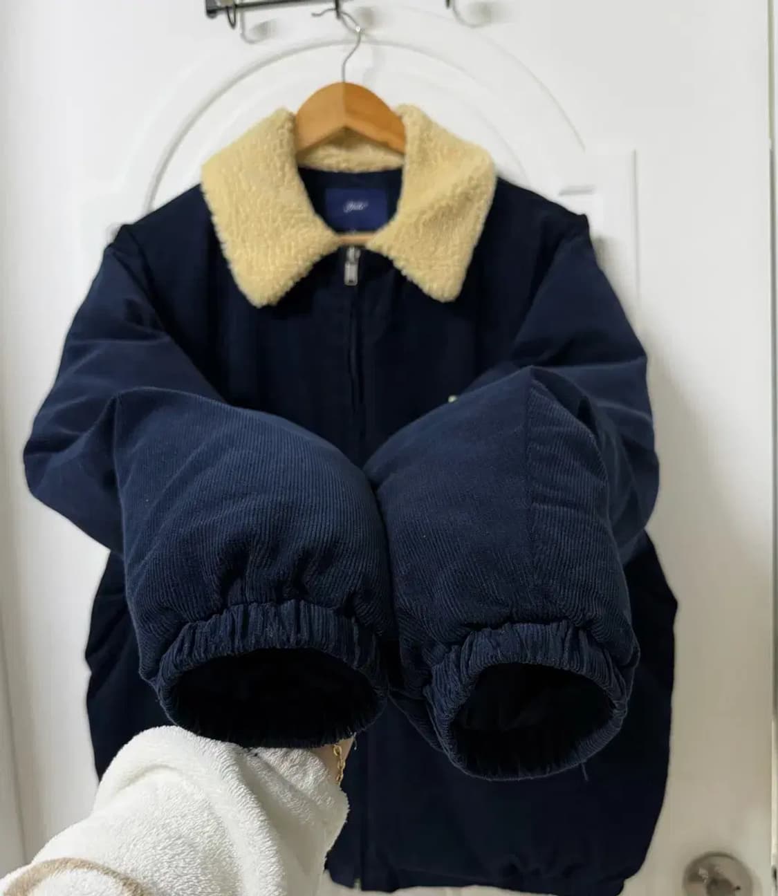 L사이즈 예일 코듀로이 패딩 점퍼 상품이미지4