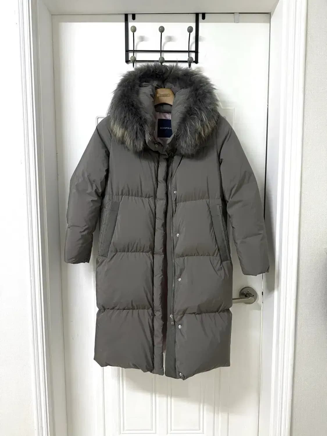 90사이즈 빈폴 레이디스 구스 롱패딩 상품이미지1