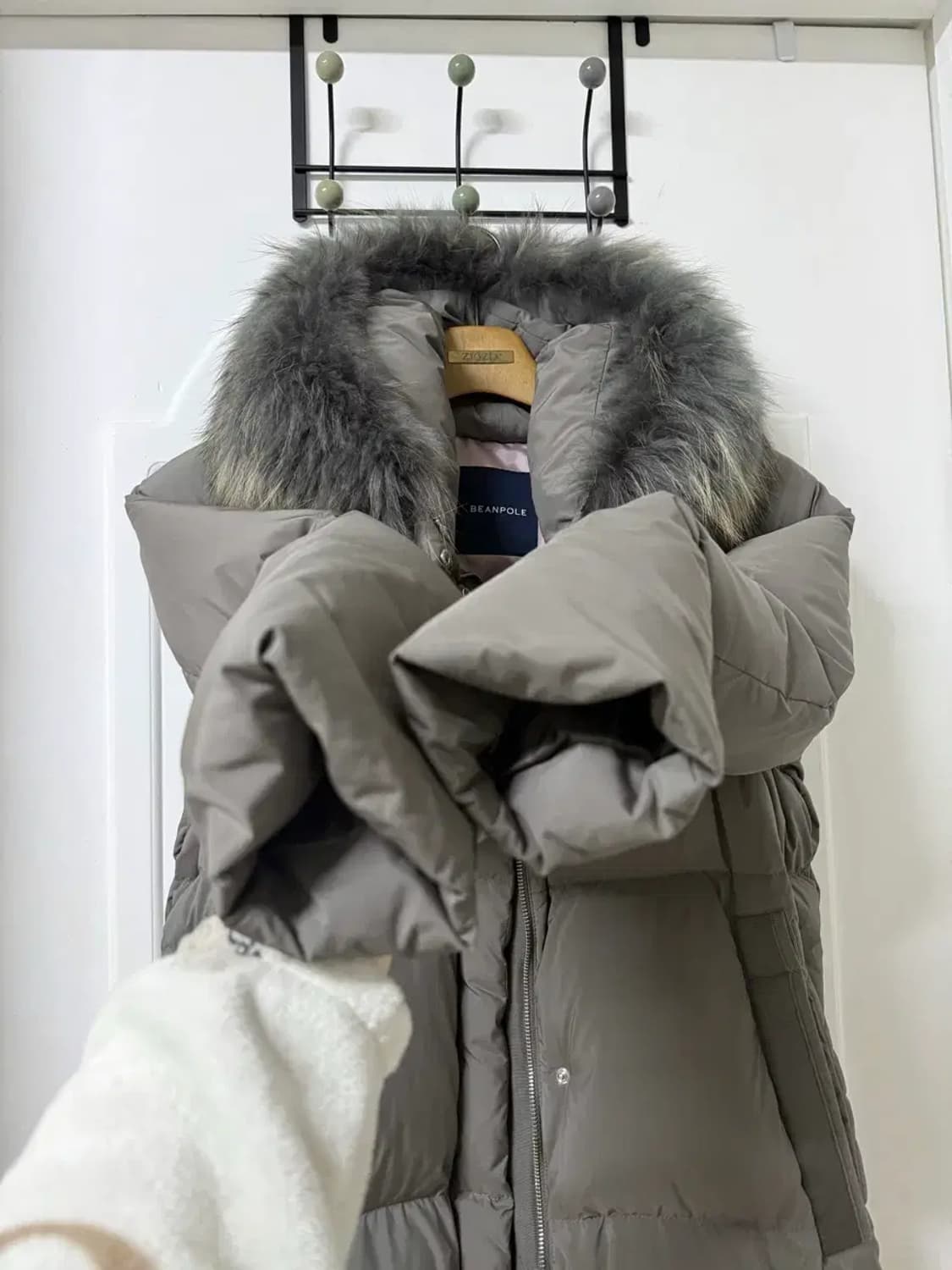 90사이즈 빈폴 레이디스 구스 롱패딩 상품이미지3