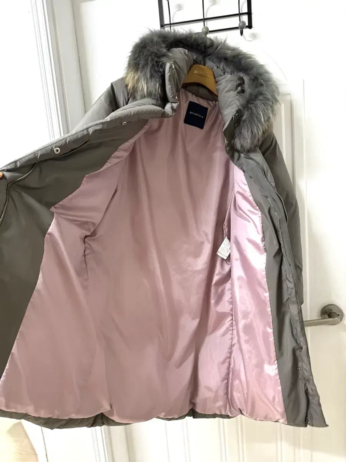 90사이즈 빈폴 레이디스 구스 롱패딩 상품이미지4