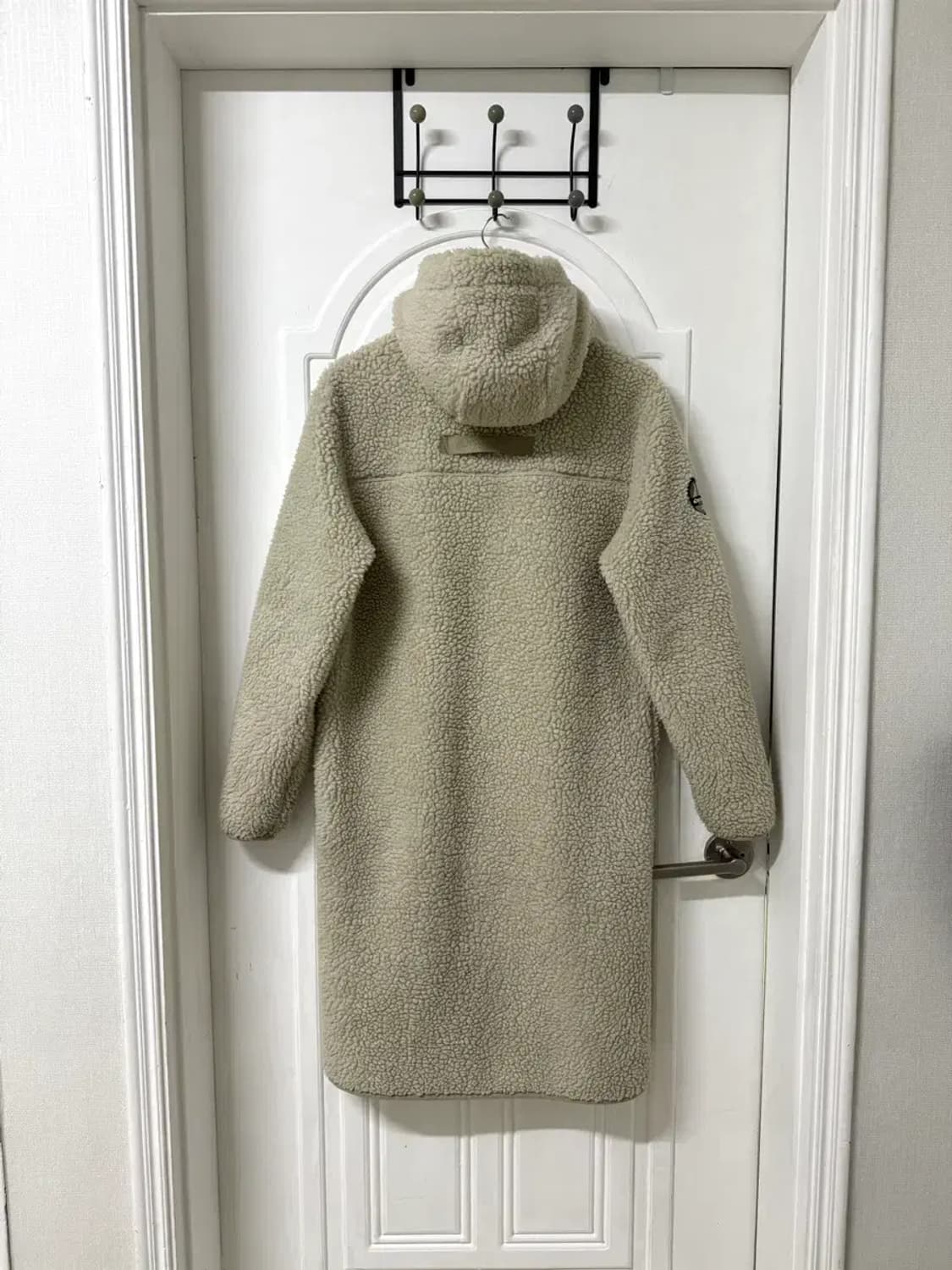 90사이즈 디스커버리 롱후리스 롱뽀글이 베이지 상품이미지6