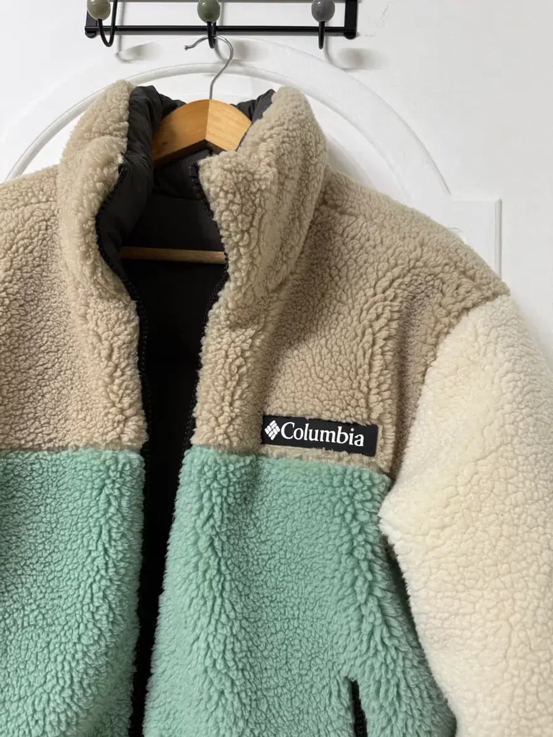 95사이즈 남성 콜롬비아 리버시블 구스다운 패딩 뽀글이 상품이미지6