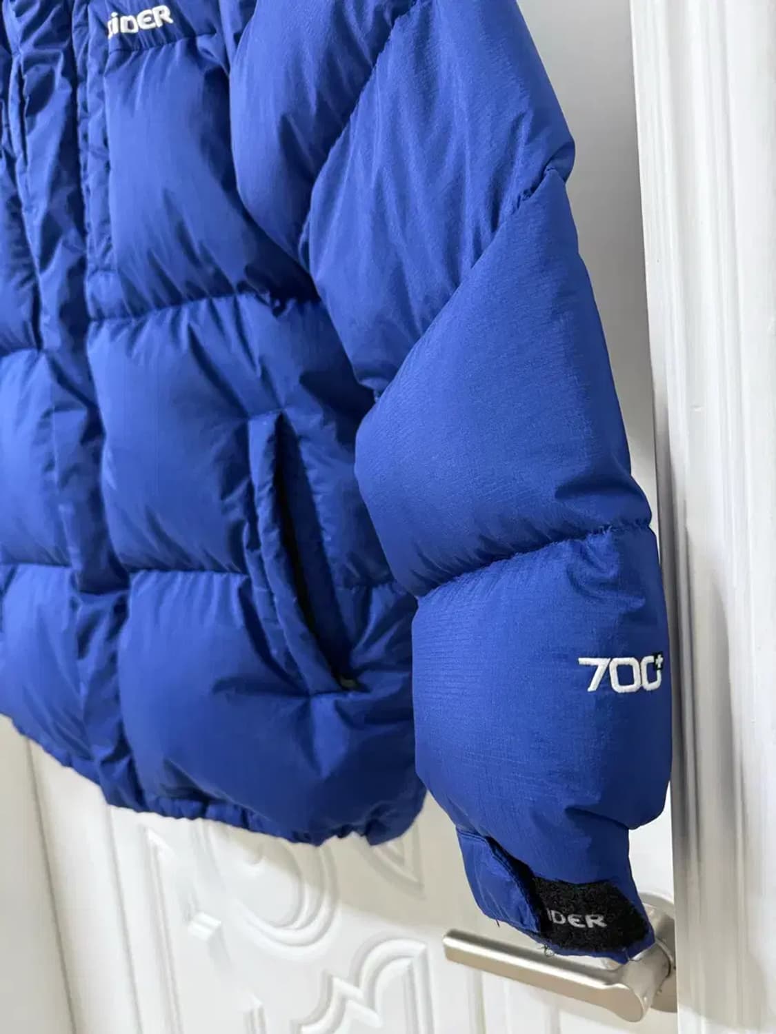 S사이즈 남성 아이더 덕다운 블루 빵빵한 패딩 상품이미지2