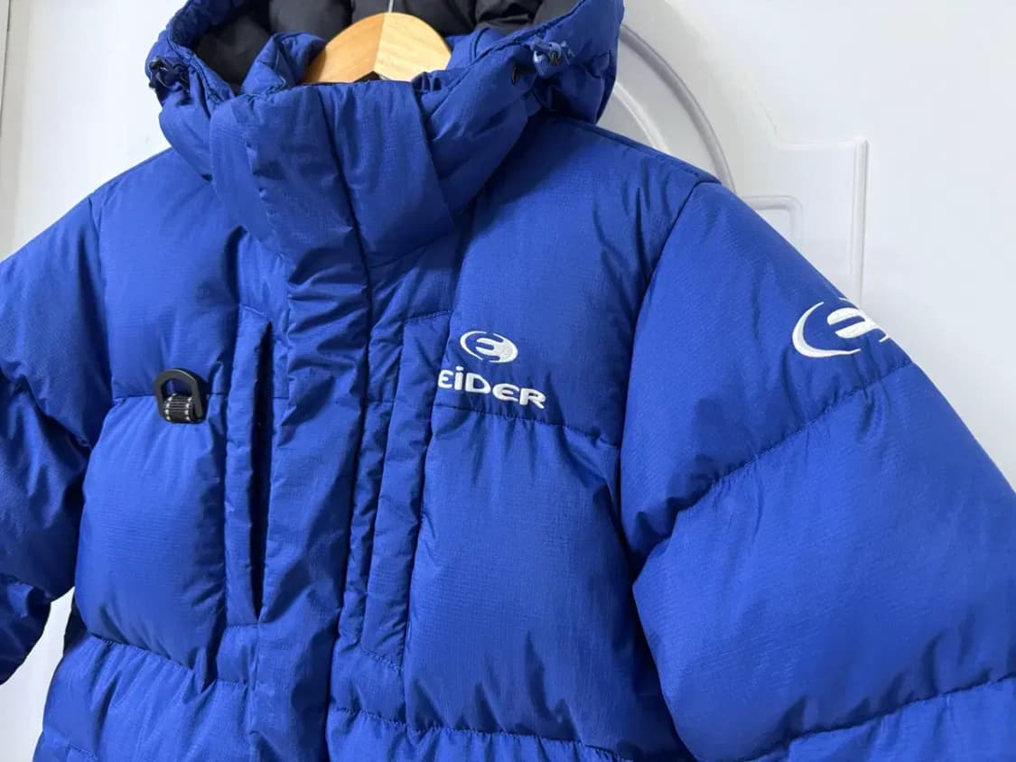 S사이즈 남성 아이더 덕다운 블루 빵빵한 패딩 상품이미지3