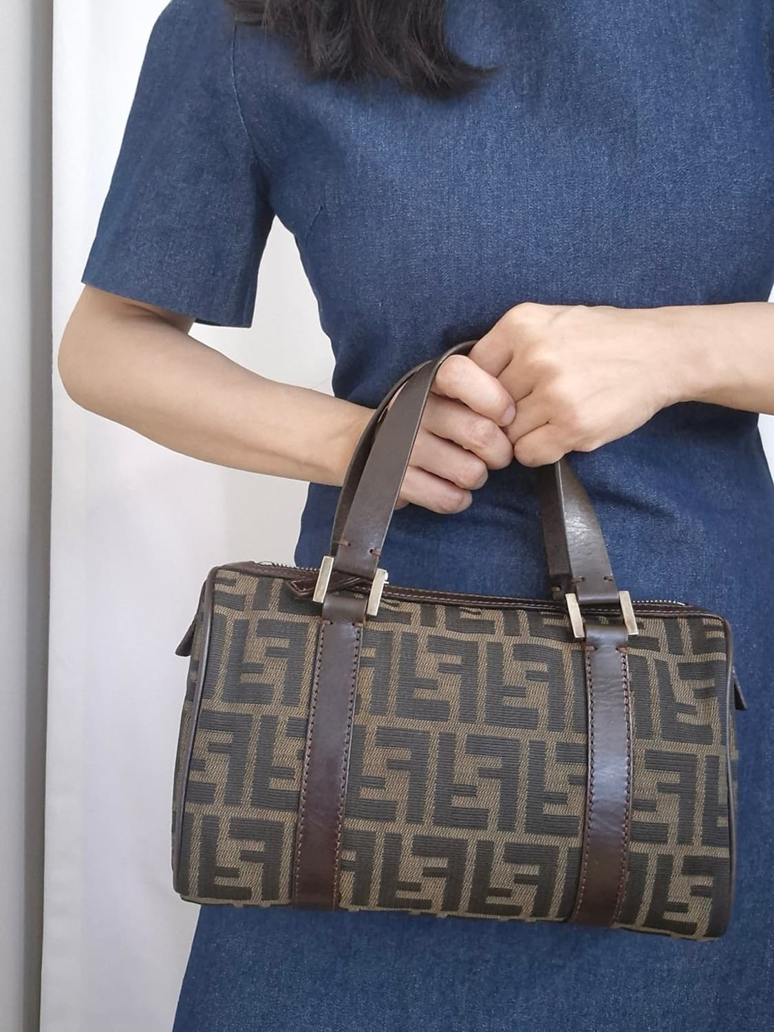 펜디(fendi) FF 빅주카 미니 보스턴백 토트백 빈티지가방 상품이미지3