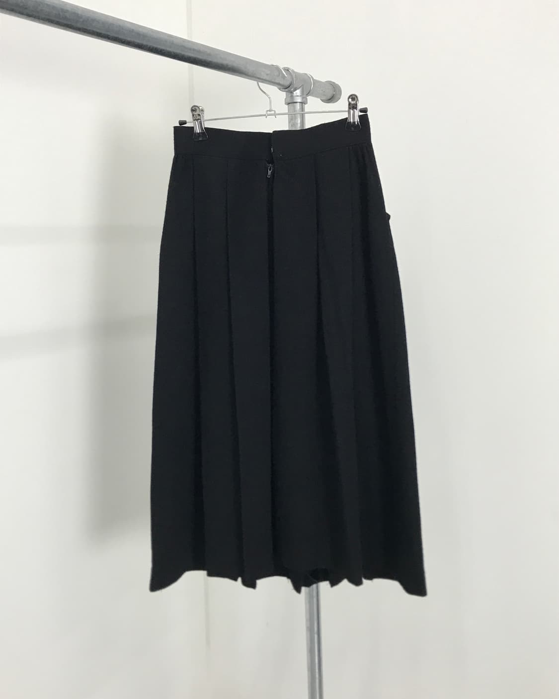 Jpn Black Wool Midi Skirts 상품이미지5